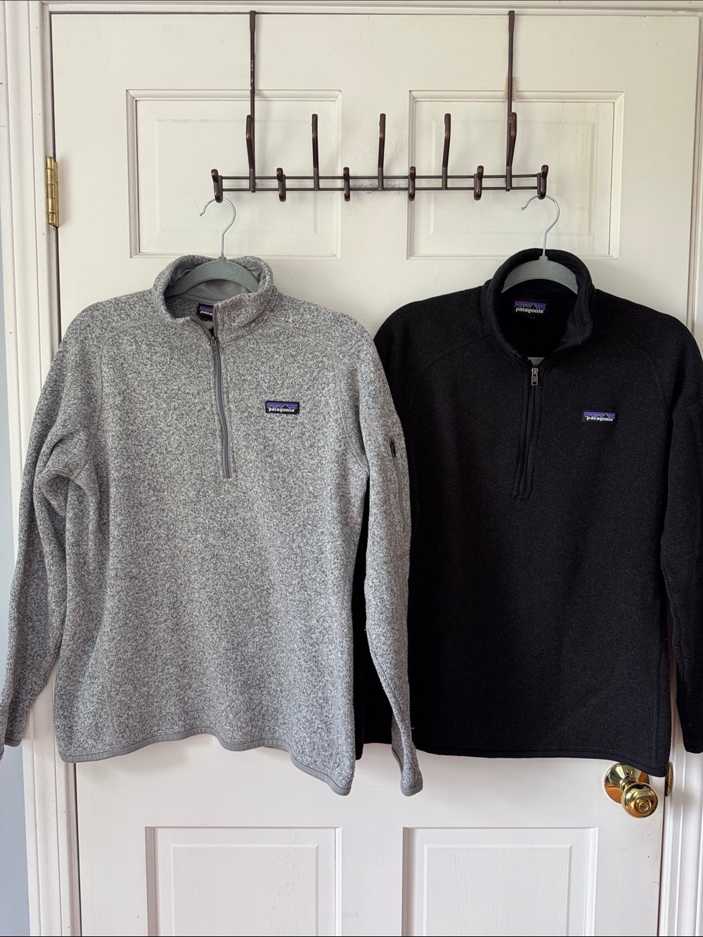 Patagonia Women’s Quarter -Zip Fleece Pullover Duo - Gray & Black
